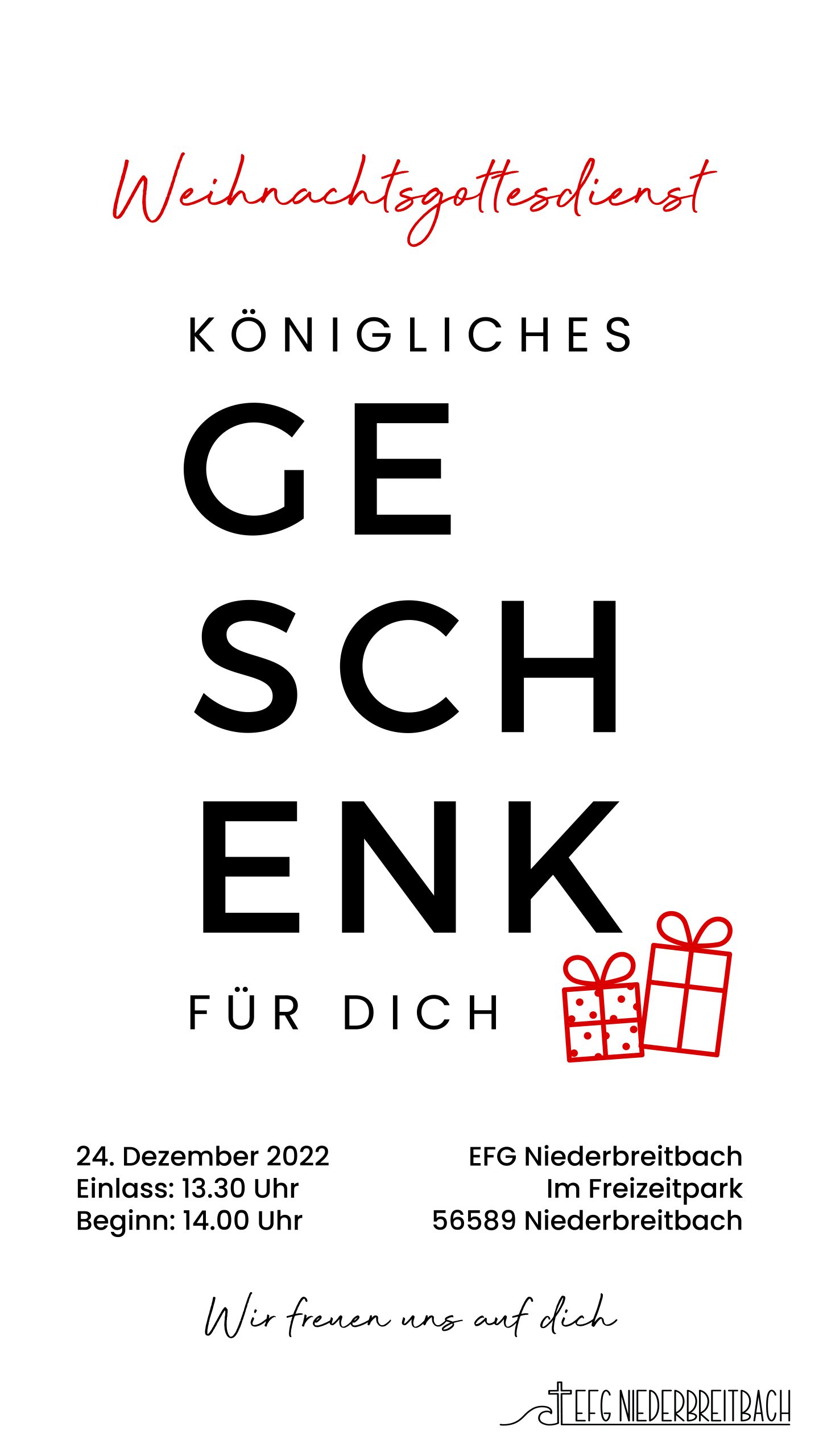 Einladung Weihnachten 2022